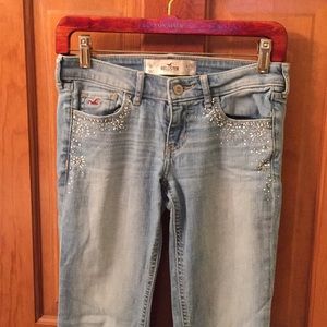 Hollister rhinestone Jeans